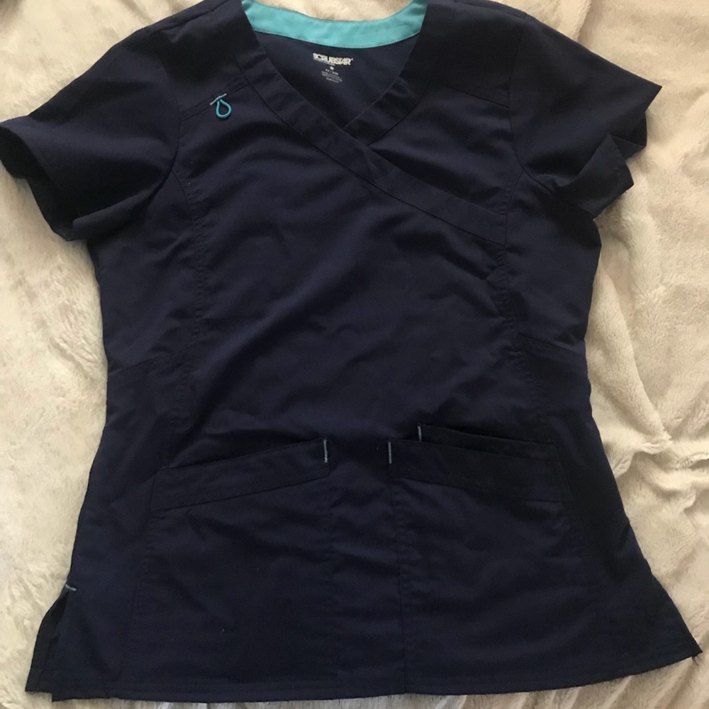 Scrub star scrub top